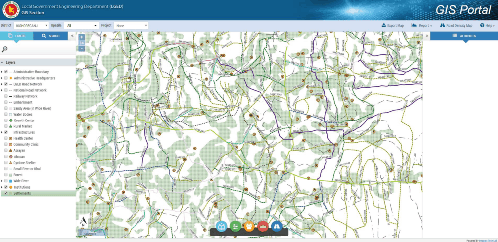 National Road Network GIS Planning Portal